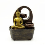 Golden Buddha Tabletop Water Feature, Cascading Pots – view 2