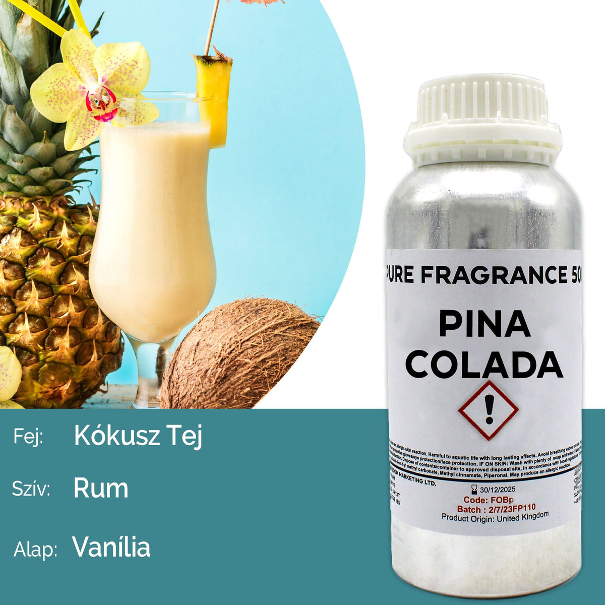 Pina Colada Pure Fragrance Oil - 500ml – view 7