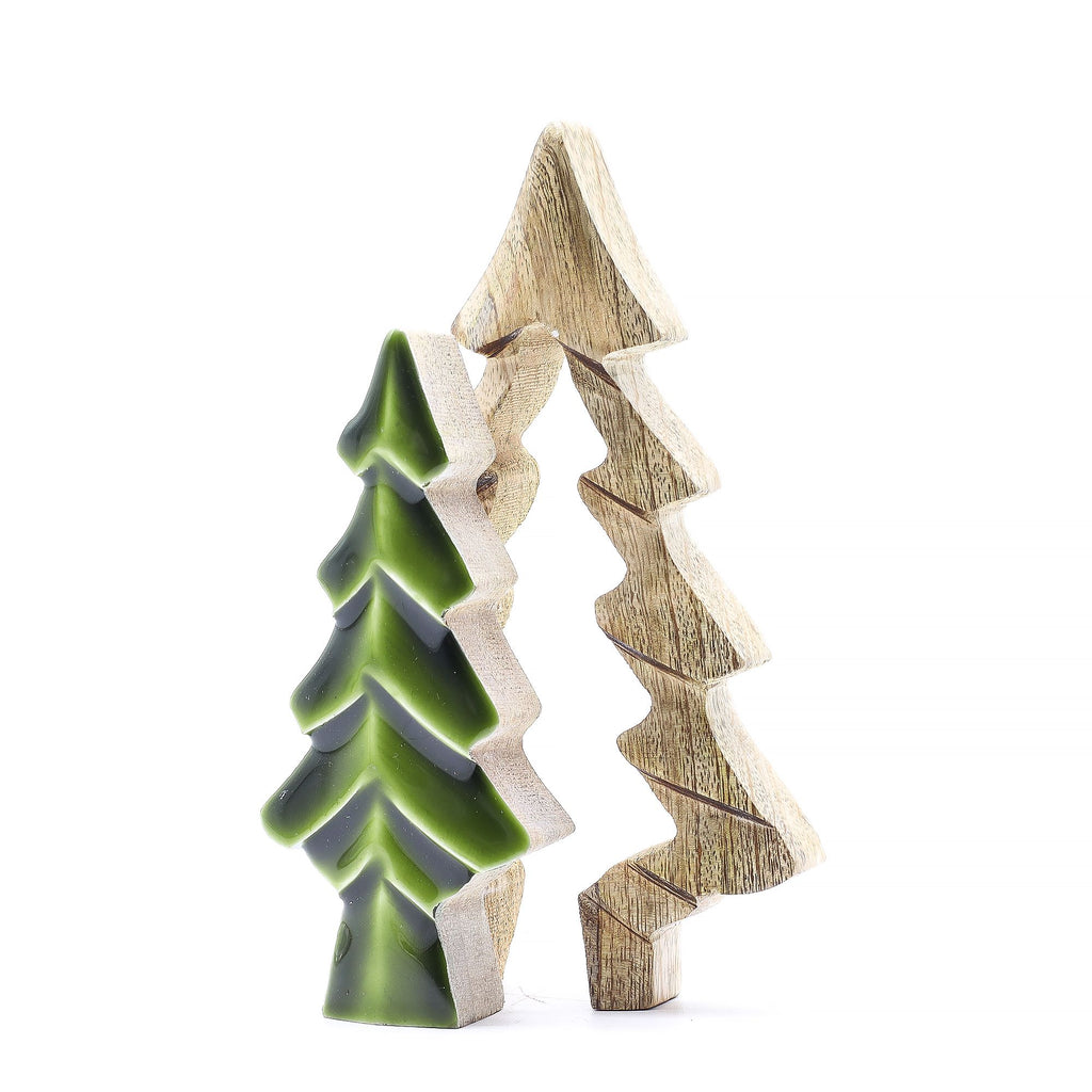 Small Tree in a Tree Wooden Decoration - 15 x 10 cm – view 8