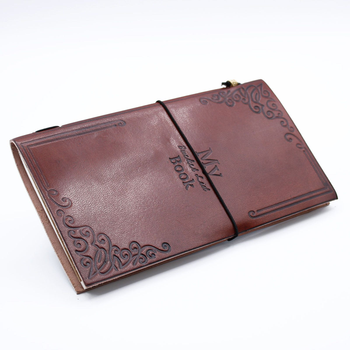 Leather Journal - My Bucket List Book - Brown (80 pages) – view 6