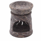 Small Soapstone Oil Burner 8cm - Sun & Stars – view 3