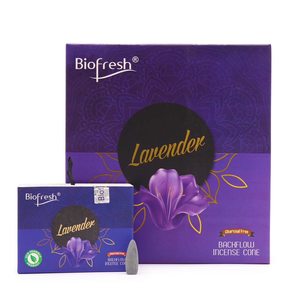 Biofresh Lavender Backflow Incense Cones (40 Cones)