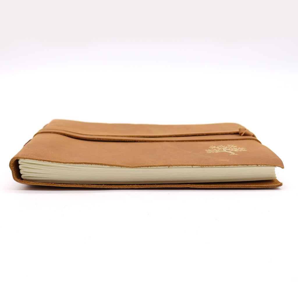 Leather Sketchbook, Golden Tree, 144 Pages – 18x23 cm – view 5