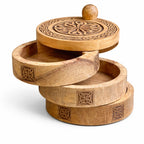 Celtic Carved 3 Tier Revolving Box – view 4
