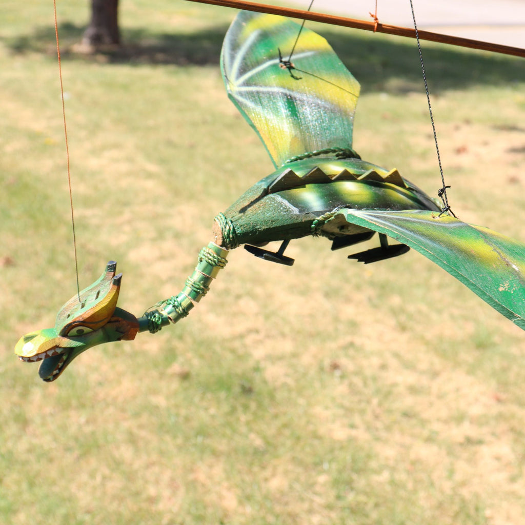 Green Coconut Dragon Mobile - 37 cm – view 3