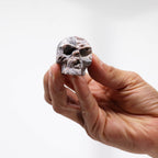 Calcite Geode Carved Skull, approx 4.5cm – view 2