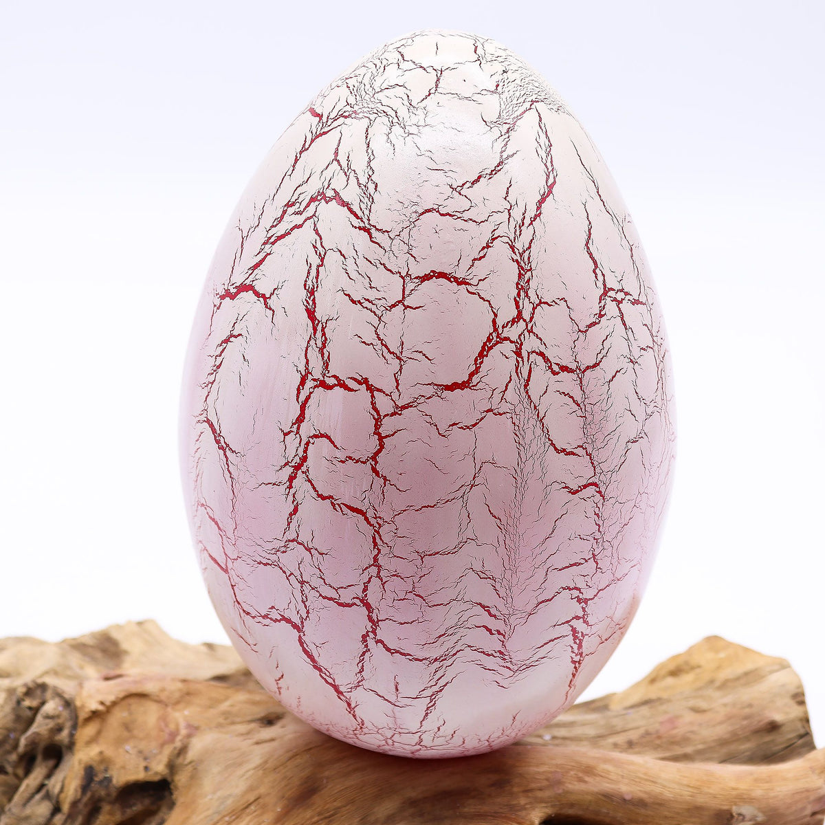 DriftGlow Lamp - Crackle Fire Egg Shade, Orange – view 8