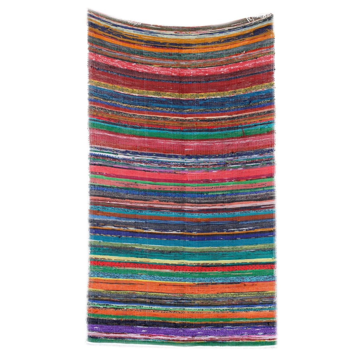 Luxury Rag Rug, Natural - 155 x 90cm – view 3