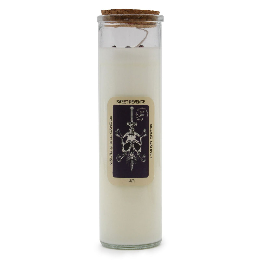 Magic Spell Candle in Glass Jar - Sweet Revenge