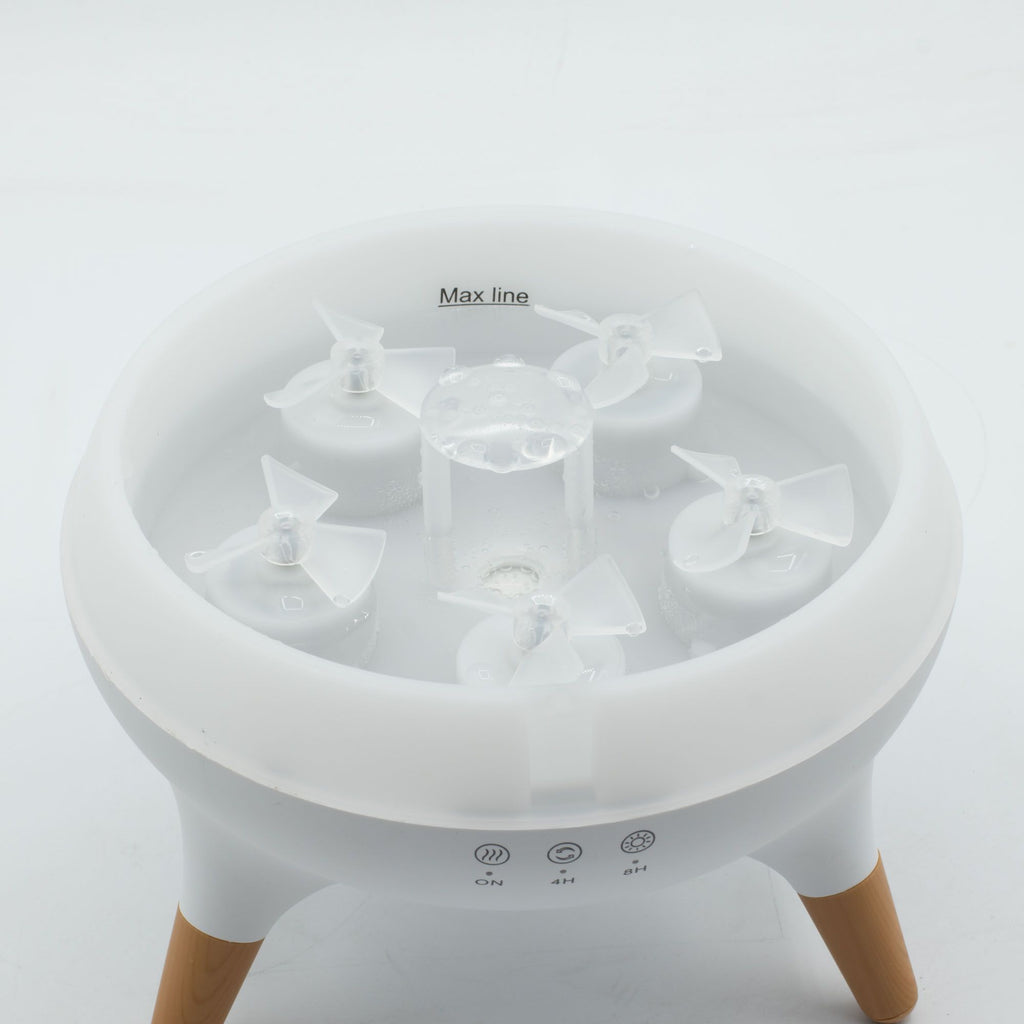 Jellyfish Puff Effect Aroma Diffuser - Colour-Changing LED