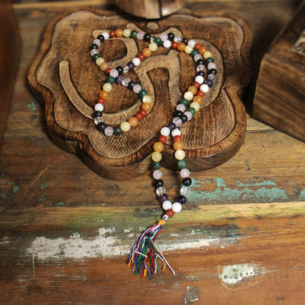 108 Bead Mala - 9 Planet Astro Beads – view 3