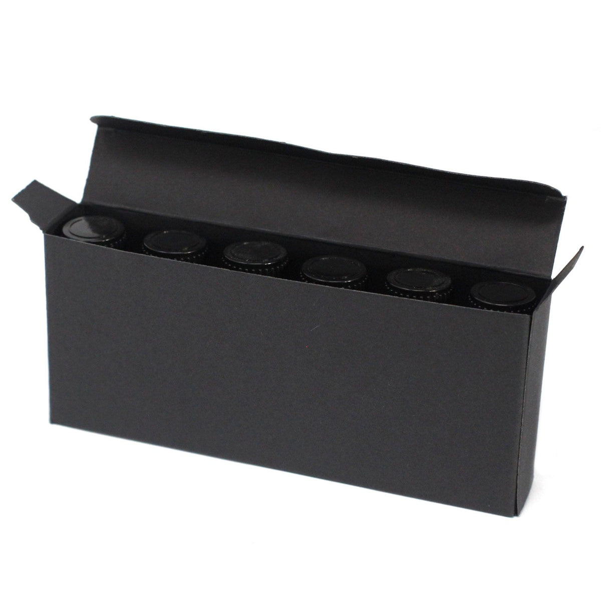 Black Kraft Box for Six 10ml Essential Oil Bottles