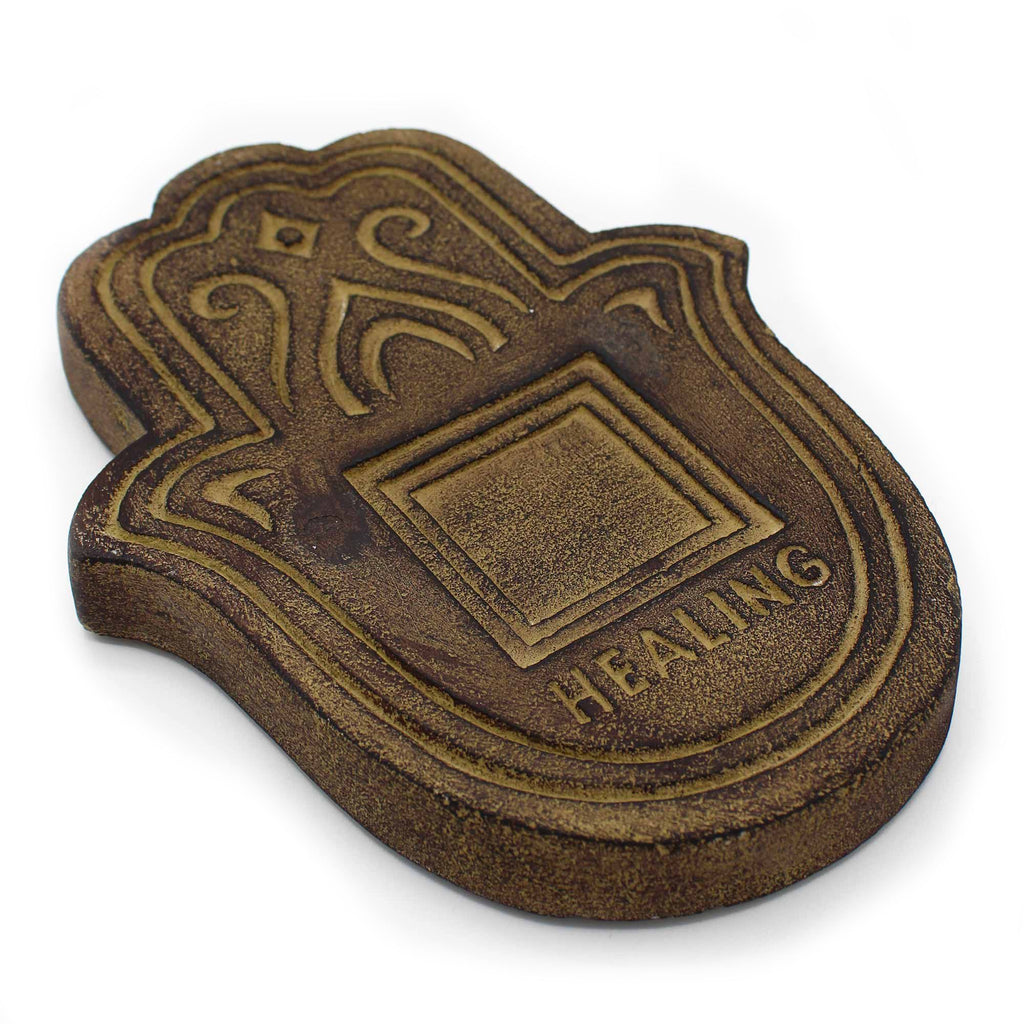 Black Lava-Stone Incense Plate – view 2