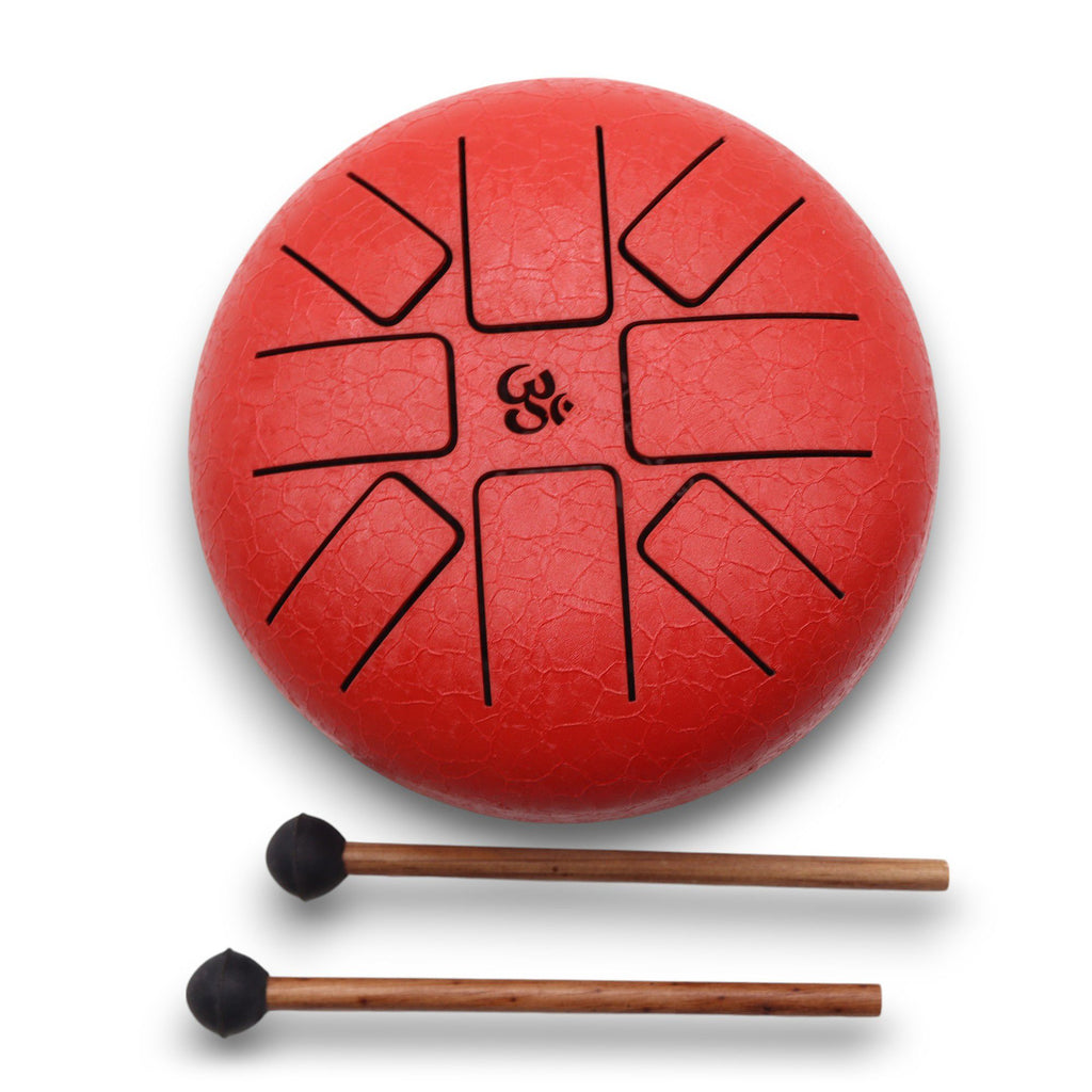 Steel Tongue Happy Drum Om Red - 16cm