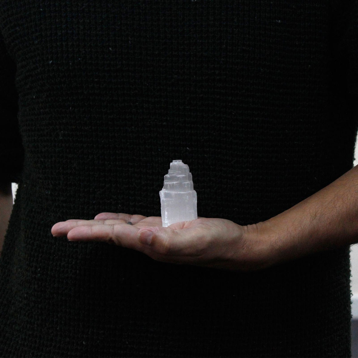 Natural Selenite Tower - 5 cm – view 4