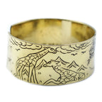 Solid Brass Tibetan Mantra Bracelet - Tree of Life – view 3