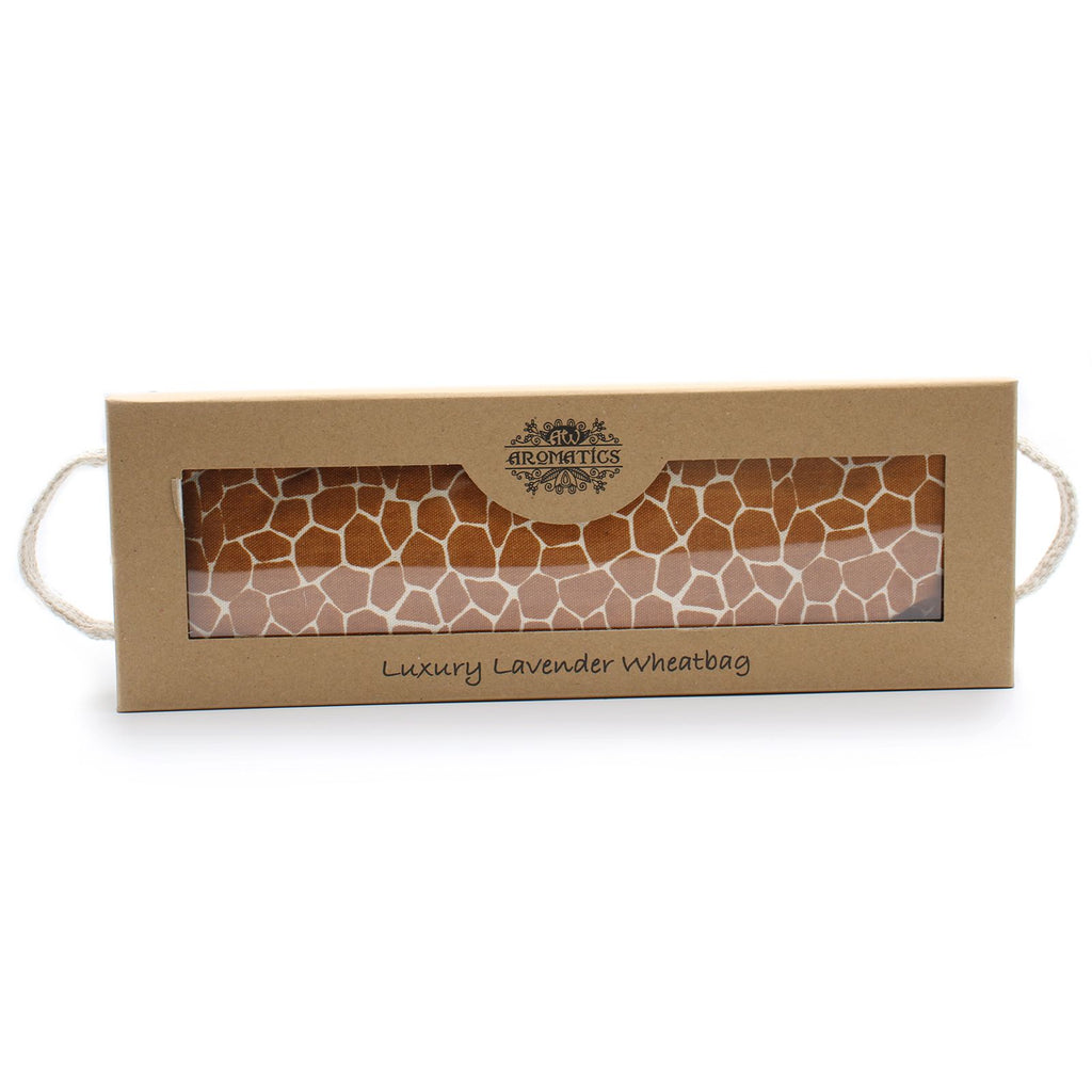 Lavender Wheat Bag Gift Box - Madagascar Giraffe Print – view 7