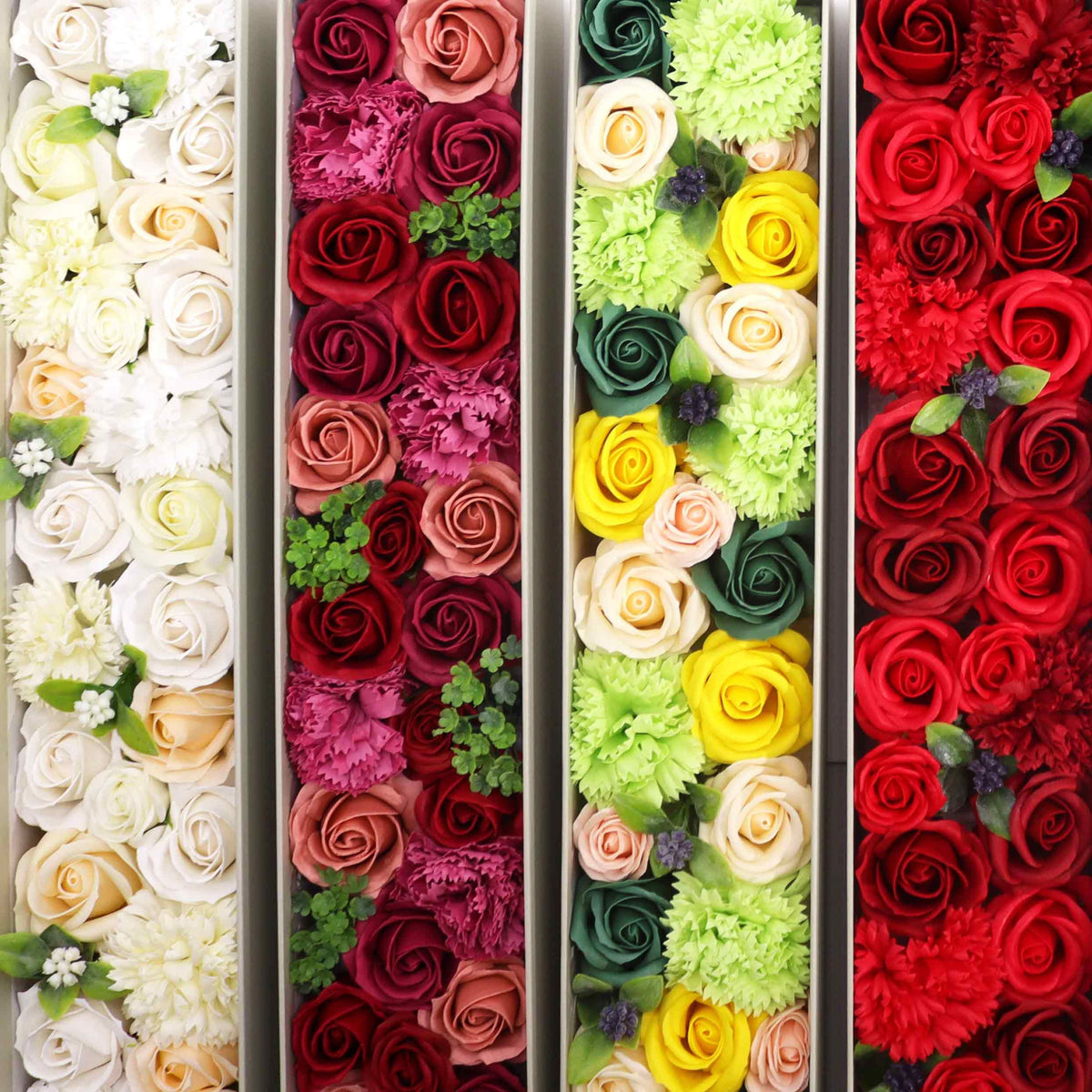 Extra Long Soap Flower Gift Box - Classic Red Roses – view 5