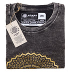 Nomad Sari Stonewashed T-Shirt - Mandala - Dark Grey - Medium – view 3