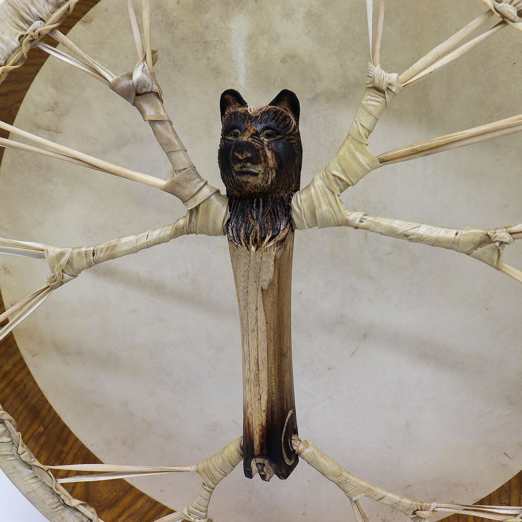 Spirit of the Bear Tunable Shaman Drum with Beater - 40cm – view 4