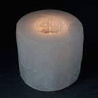 Selenite Cylinder Candle Holder - 8 cm – view 5