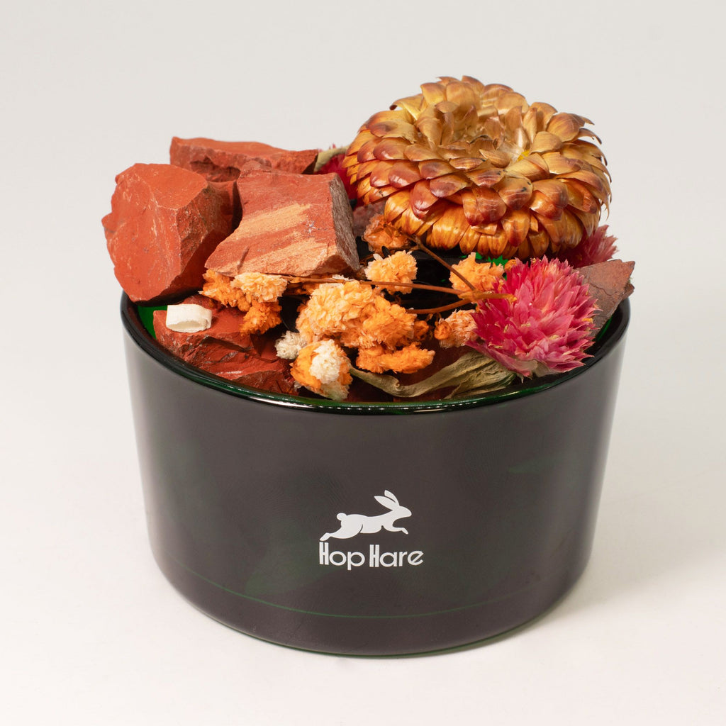 Red Jasper Diffusing Crystals & Floral Set - The Devil – view 2