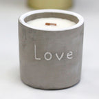 Concrete Wooden Wick Candle - Love, Purple Fig & Cassis – view 13