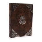Hefty Brown Tan Leather Book, Zinc Rose – 20x26 cm – view 2