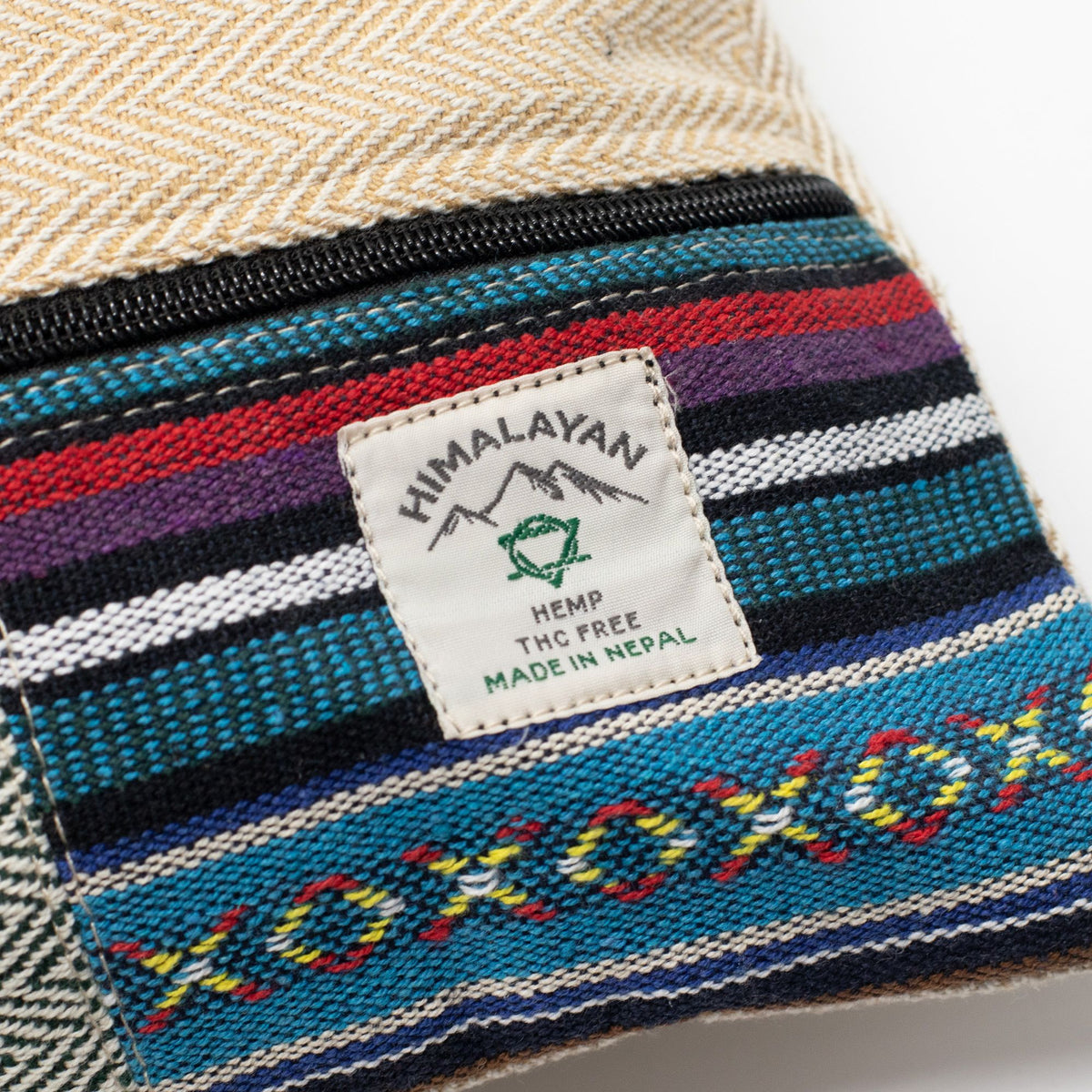 Patchwork Kathmandu Tote Bag - Dhaka Design (37x38cm) – view 5