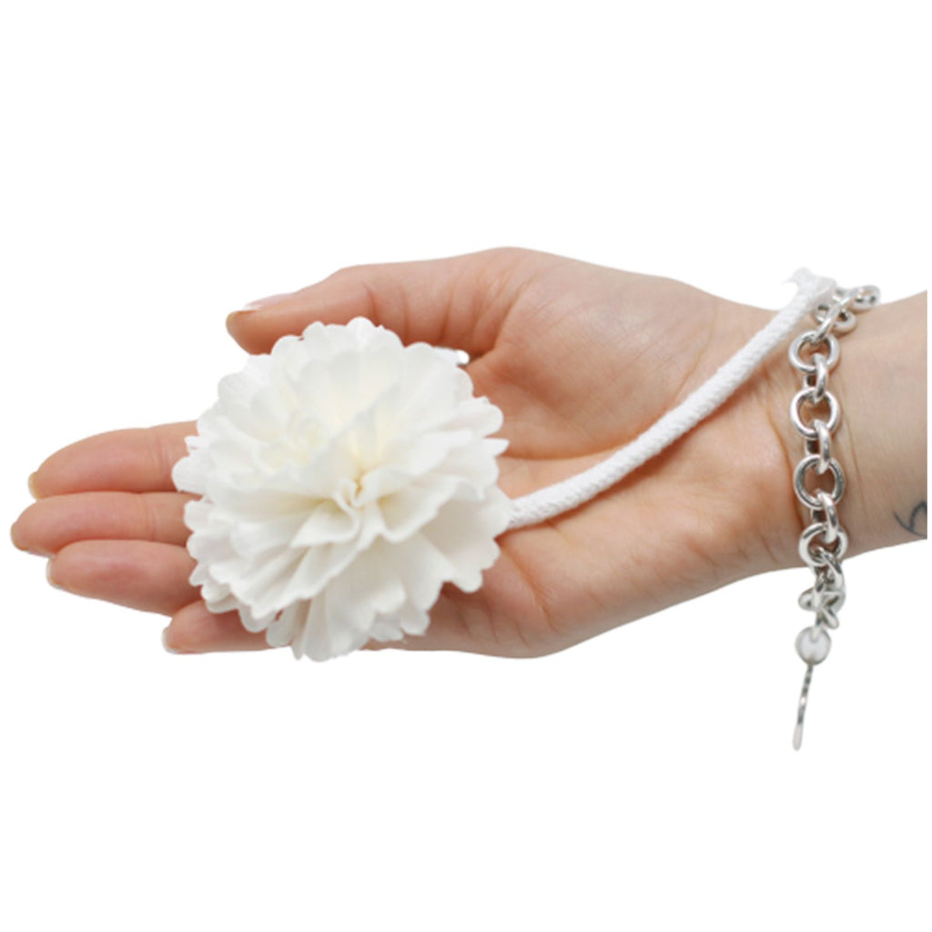 Sola Wood Carnation Diffuser Flowers on String, Medium, Set of 4 – view 9
