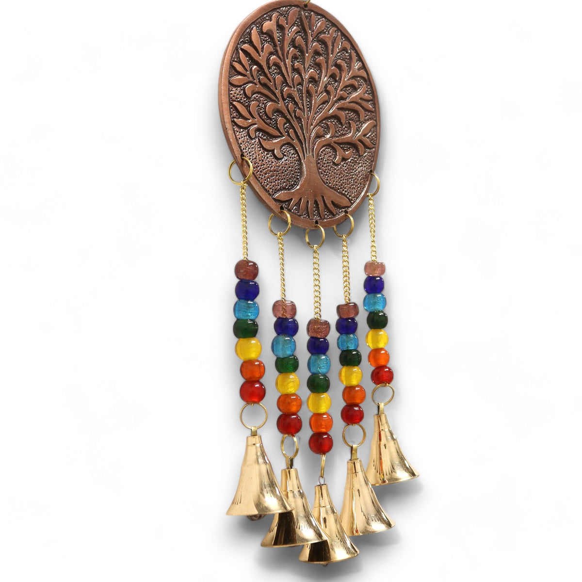 Tree of Life Wind Chime with Chakra Beads, 10x36cm – view 9