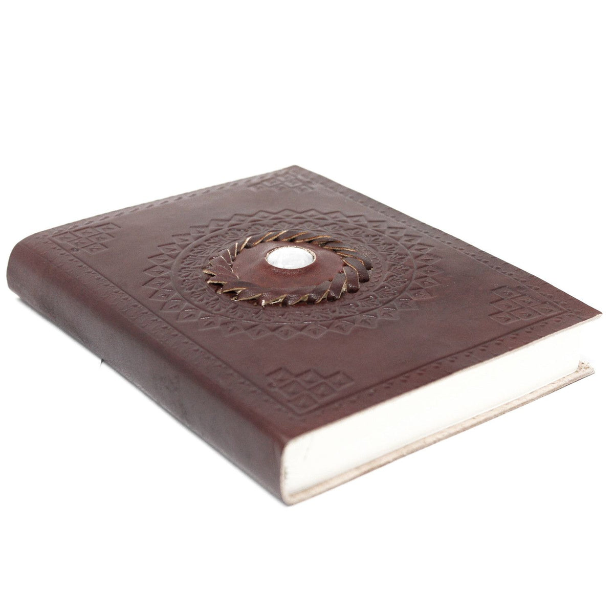 Leather Moonstone Notebook, 200 Pages – 17.5x12.5 cm – view 2