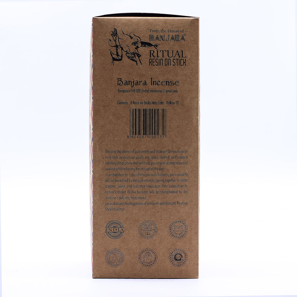 Rue (Arruda) Resin on Stick Incense, Pack of 8 – view 5