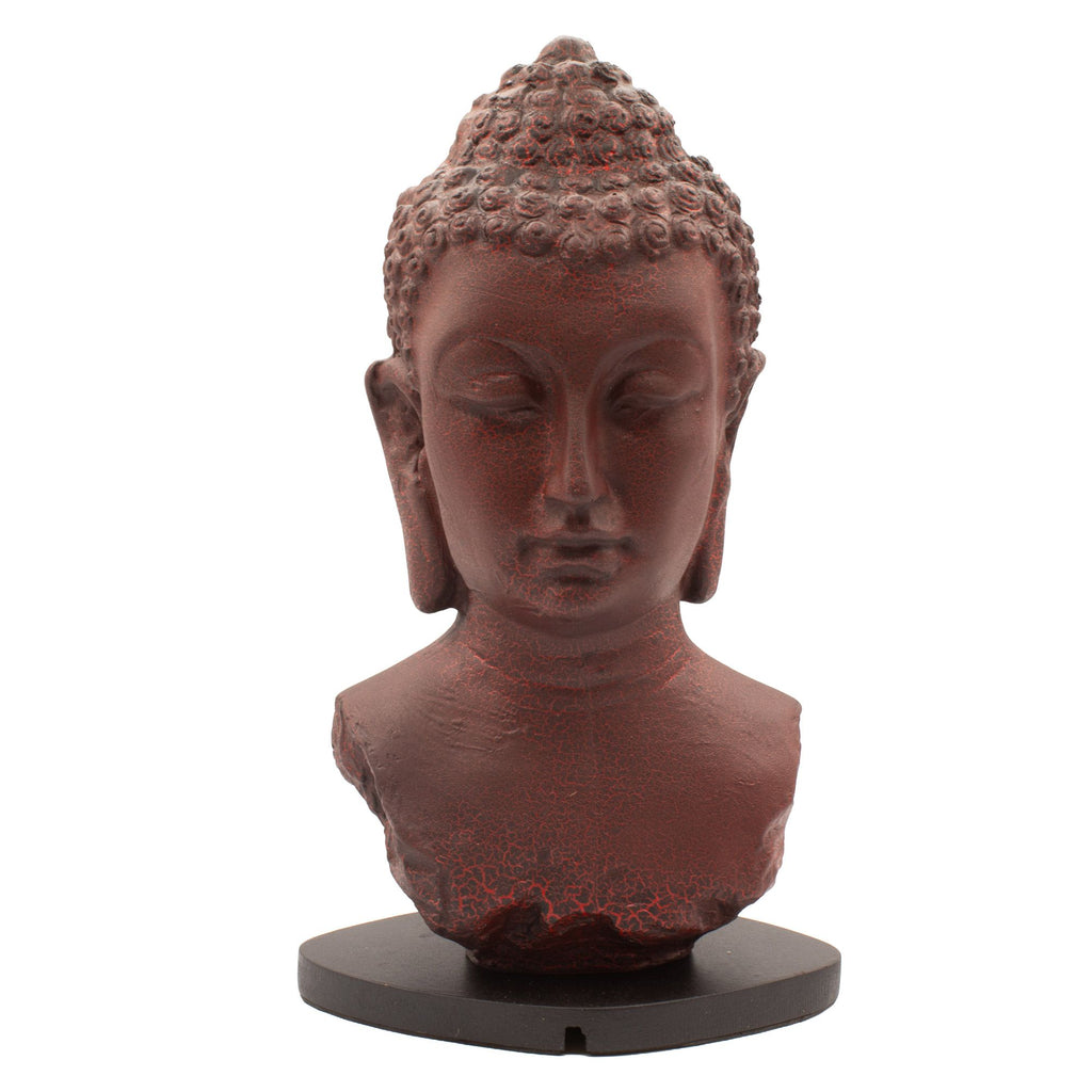 Buddha Bust Glow Lamp - Molten Lava, Oval Stand – view 2
