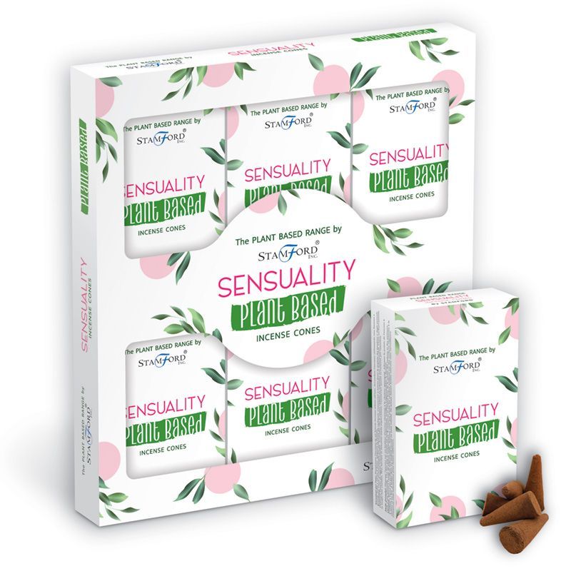 Stamford Plant Based Incense Cones - Sensuality, Pack of 12