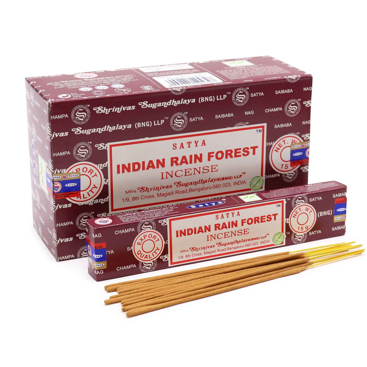 Satya Indian Rain Forest Incense Sticks – view 2