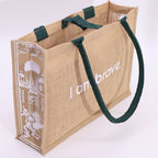 Hop Hare Jute Bag - I am Brave – view 7