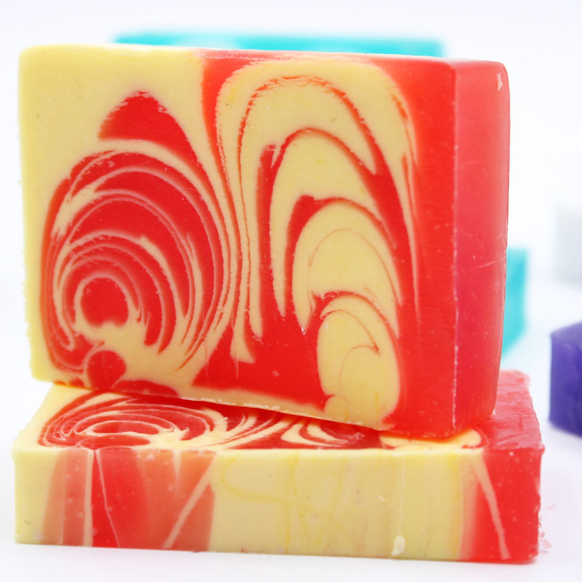 Hand-Crafted Soap Slice - Strawberry - 115g approx