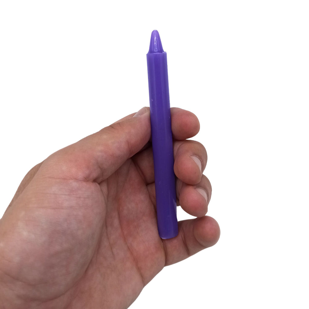 Manifest Magic Candles Pack of 12 - Purple Crown Chakra – view 3
