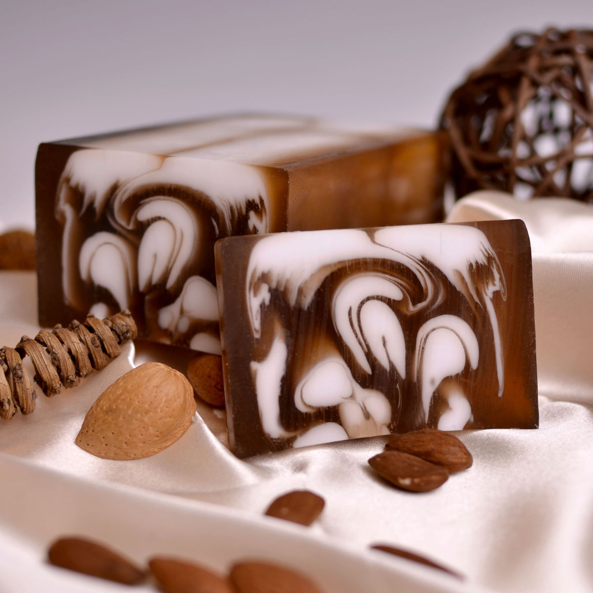 Hand-Crafted Soap Slice - Almond - 115g approx – view 5