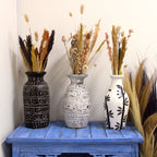 Bamboo Motif Shaped Vase - Natural – view 2