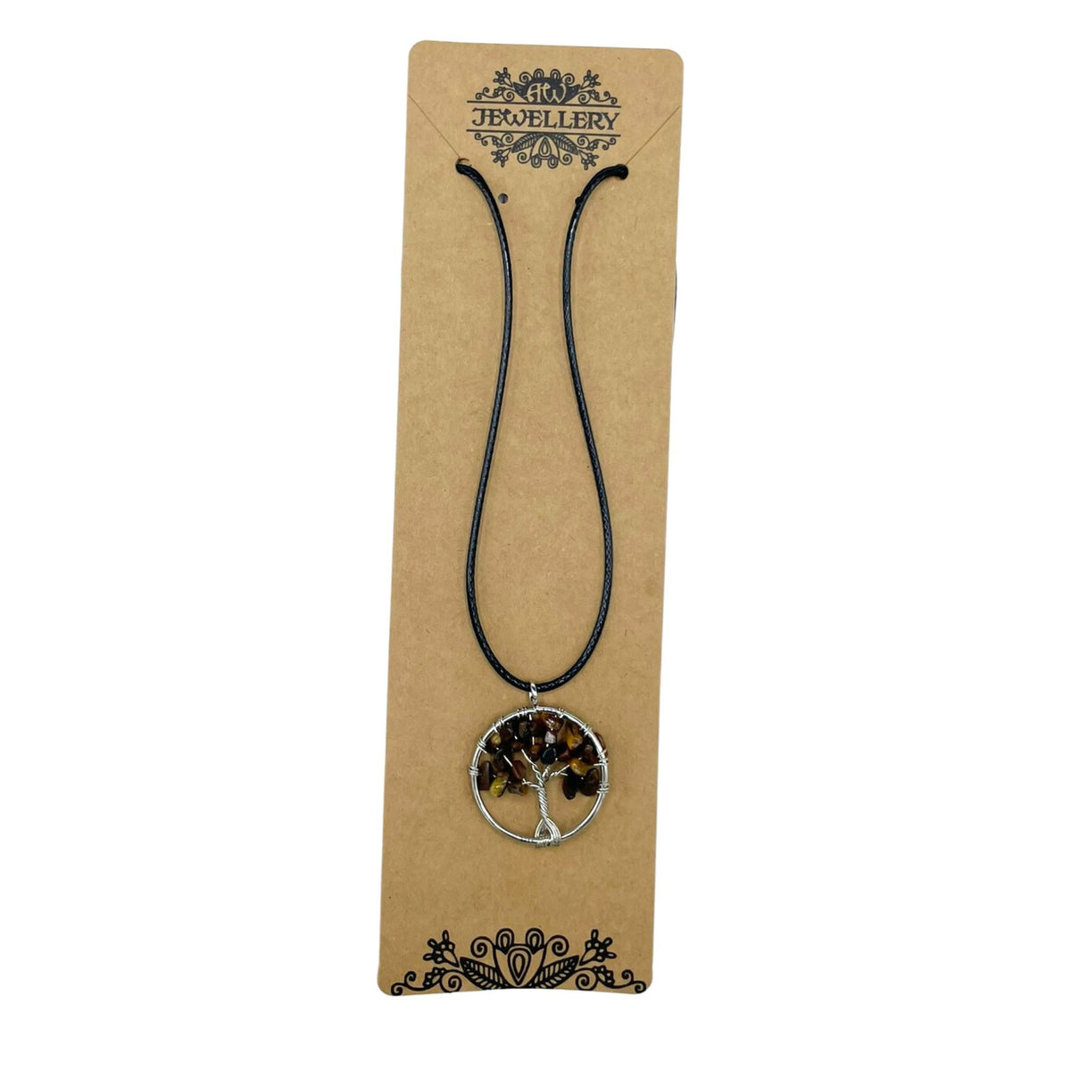 Tree of Life Pendant - Tiger Eye – view 2