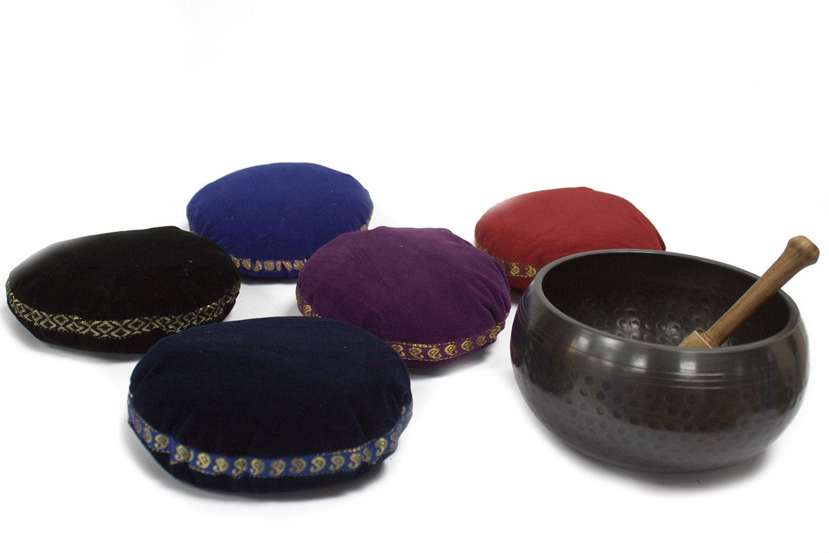 Singing Bowl Velvet Cushion - 16cm – view 2