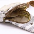 Natural Cotton Cross-Body Bag – Grey & White