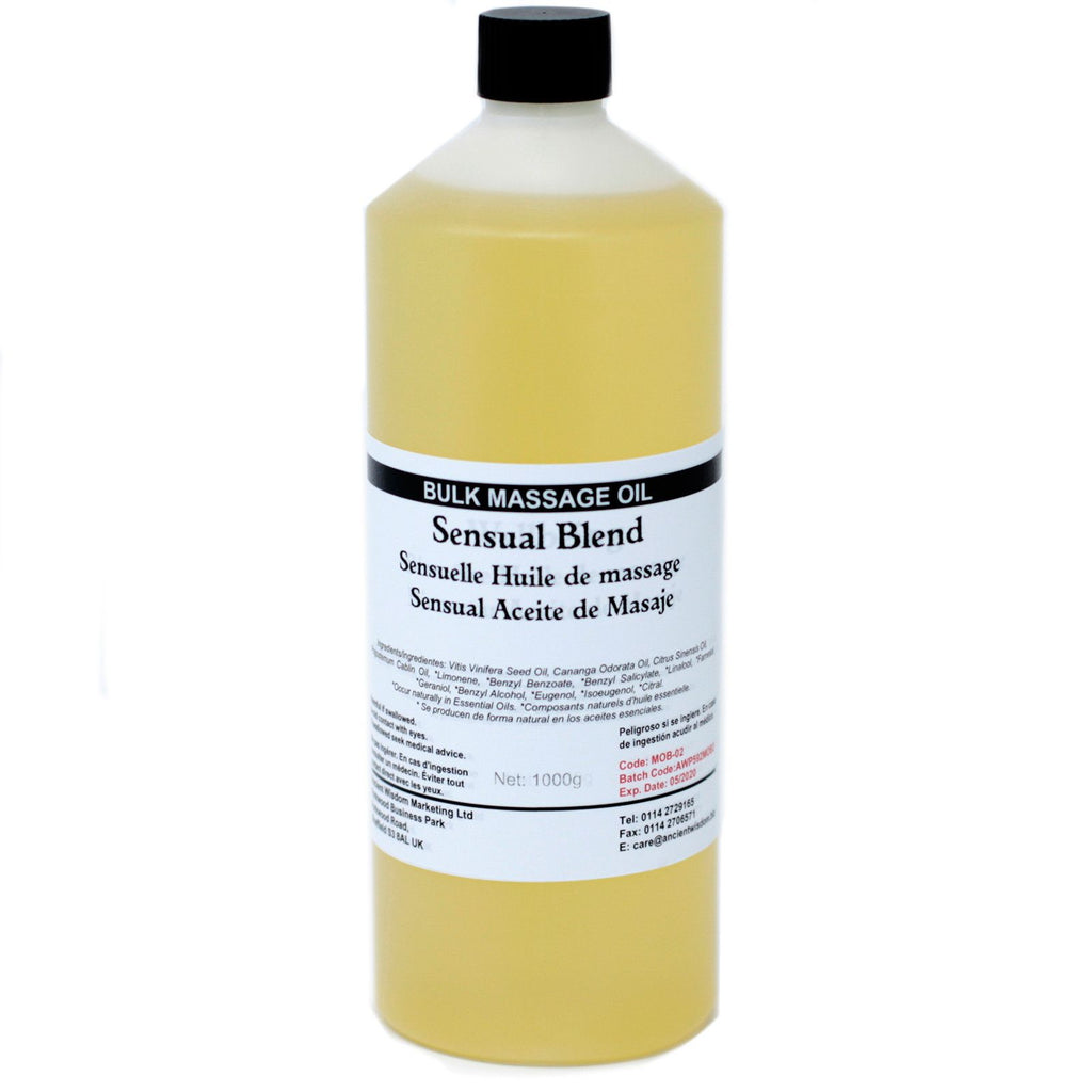 Sensual 1kg Massage Oil with Ylang Ylang and Patchouli