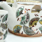 Ceramic Herbal Teapot Set with 6 Cups - China Fans – view 4