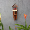 Bamboo Wind Chime - Brown Buddha 6 Tubes