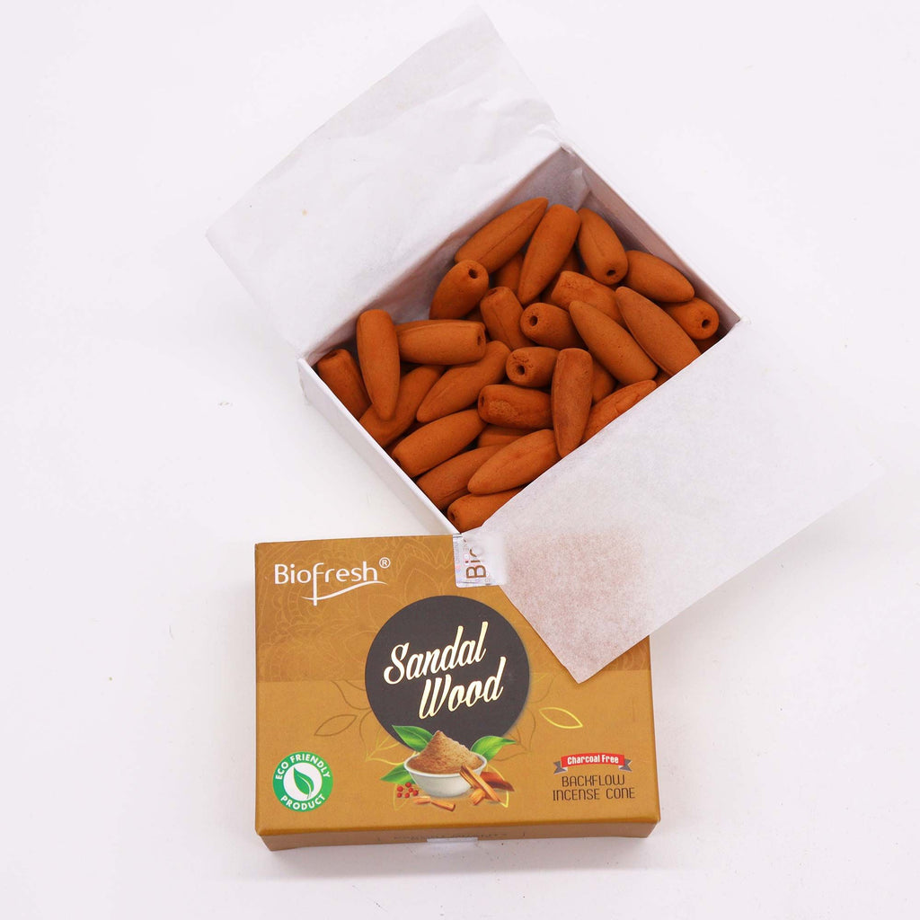 Biofresh Sandalwood Backflow Incense Cones (40 Cones) – view 5