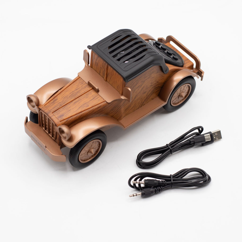 Vintage Car Bluetooth Speaker with Phone Holder – view 3