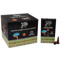Tribal Soul Backflow Incense Cones - White Sage and Palo Santo